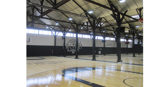 centre de Basket-Ball en salle  VUE INTERIEUR